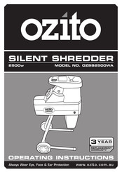 Ozito OZSS2500WA Operating Instructions Manual