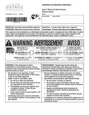 Astria Fireplaces Mission42TMN Installation & Operation Instructions