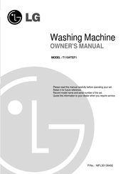 LG T1104TEF1 Owner's Manual