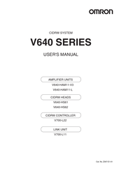 Omron V640-HS62 User Manual