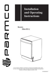 Parmco PD6-PIT-2 Installation And Operating Instructions Manual