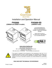 Century CB00004 Installation And Operation Manual