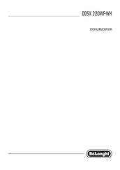 DeLonghi DDSX 220WF-WH Manual