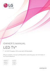 LG 28LY750H.AEUB Owner's Manual