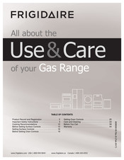 Electrolux Frigidaire FGGF3047TF Use & Care Manual