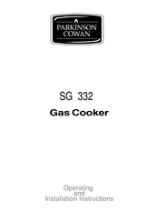 Parkinson Cowan SG332WN Operating And Installation Instructions