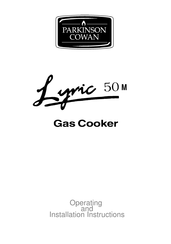 Parkinson Cowan LyricL50MBN2 Operating And Installation Instructions