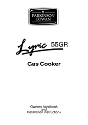 Parkinson Cowan Lyric LYR55GRN Owners Handbook And Installation Instructions