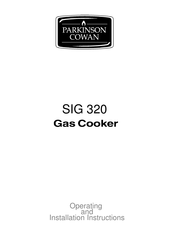 Parkinson Cowan SiG320SN2 Operating And Installation Instructions