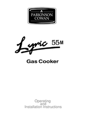 Parkinson Cowan Lyric L55MWN Operating And Installation Instructions