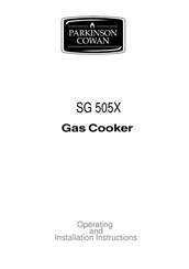 Parkinson Cowan SG505XL Operating And Installation Instructions