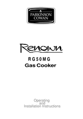Parkinson Cowan Renown RG50MG Operating And Installation Instructions