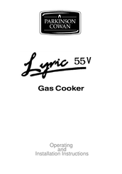 Parkinson Cowan Lyric L55VWN Operating And Installation Instructions