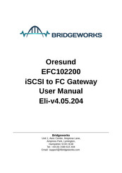 Bridgeworks Oresund EFC102200 User Manual
