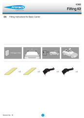 Prorack K382 Fitting Instructions Manual