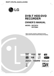 LG RHT298H Owner's Manual