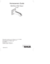 Kohler K-13139-B Homeowner's Manual