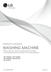 LG WF-H700PC Owner's Manual