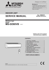 Mitsubishi Electric MS-GD80VB-E1 Service Manual