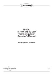 Bibby Sterilin Techne TE-10A Operator's Manual