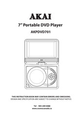 Lloyd's AKPDVD701 Instruction Book