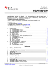 Texas Instruments TAS5766MDCAEVM User Manual