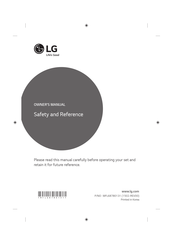 LG 55UF8517.AEE Owner's Manual