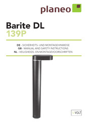 planeo Barite DL Manual And Safety Instructions