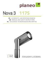 planeo 117S Manual And Safety Instructions