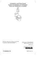 Kohler K-11889 Installation And Care Manual