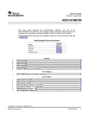 Texas Instruments ADS1241MEVM User Manual