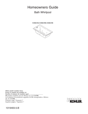 Kohler K-852-H2 Homeowner's Manual