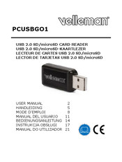 Velleman PCUSBGO1 User Manual