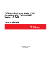 Texas Instruments TUSB6020EVM User Manual