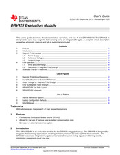 Texas Instruments DRV425EVM User Manual