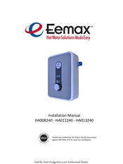 EemaX PR036240 Installation Manual