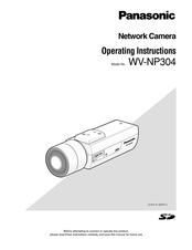 Panasonic WV-NP304E Operating Instructions Manual