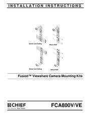 CHIEF Fusion FCA800VE Installation Instructions Manual