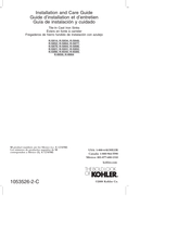 Kohler K-6656 Installation And Care Manual