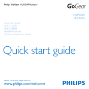 Philips GoGear SA2MUS16S/97 Quick Start Manual
