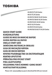Toshiba 50UL3A63 Quick Start Manual