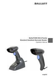 Balluff BVS HS-QC-SDR-MA-01-01 Operation Manual