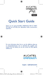 Alcatel 7045Y Quick Start Manual