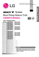 LG MULTI V LRNU18GS3M0 Owner's Manual