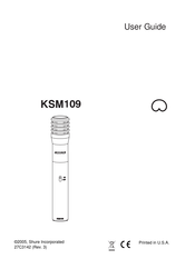 Shure KSM109/SL User Manual