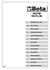 Beta 019370011 Instructions Manual