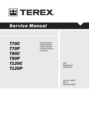 Terex T12009-000101 Service Manual