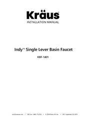 Kraus Indy KBF-1401-2PK Quick Start Manual