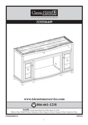 Twin-Star International ClassicFlame 32MM6449 Assembly Instructions Manual