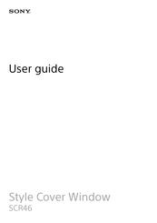 Sony SCR46 User Manual